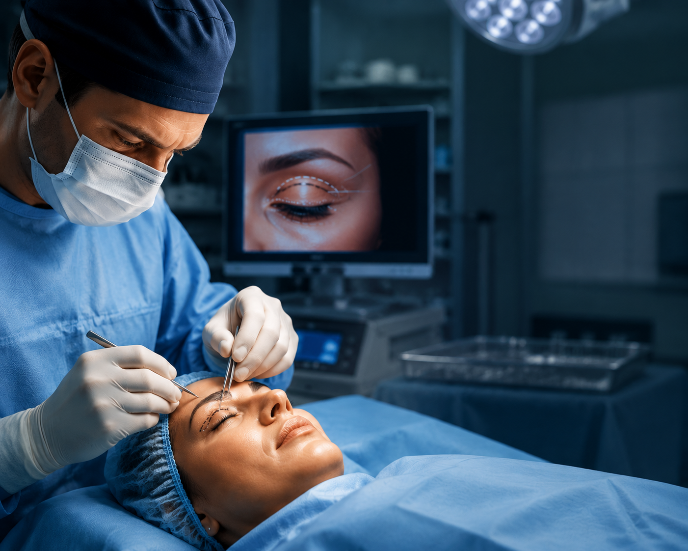 Blefaroplastia estruturada: Rejuvenescimento e funcionalidade para o olhar, cirurgia estética aliada à correção de ptose palpebral.