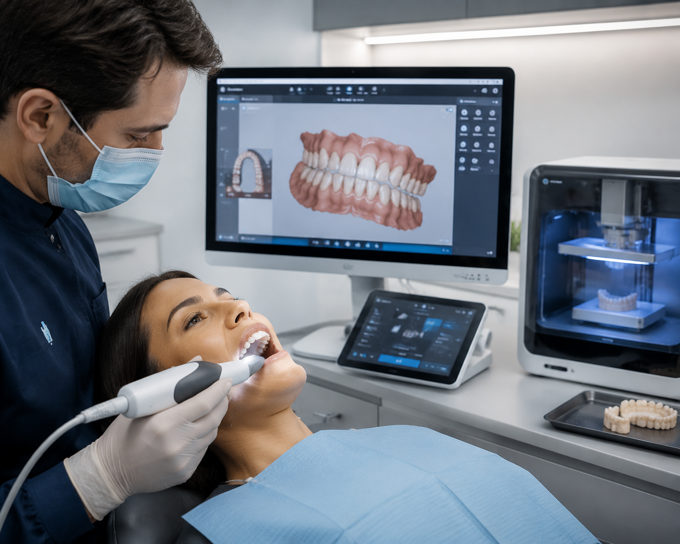 Fluxo digital na prótese dentária: Como a tecnologia mudou a experiência do paciente