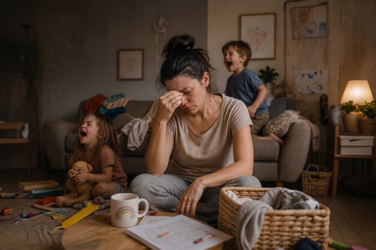 Eu amo meus filhos, mas não aguento mais: O que a ciência chama de burnout parental