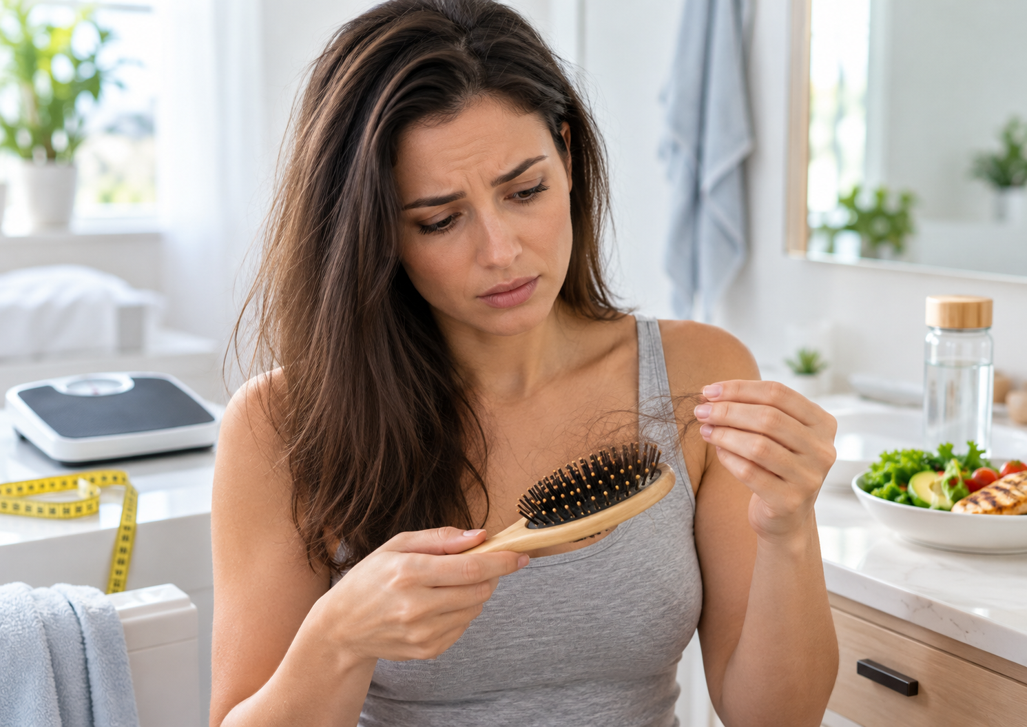 Queda de cabelo durante o emagrecimento: Por que isso pode acontecer?